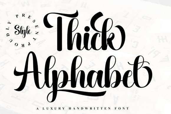 Download Thick Alphabet - Alphabet Collection