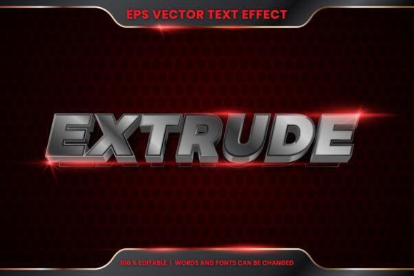 Download Editable Text Effect - Extrude Text - Premium Resources
