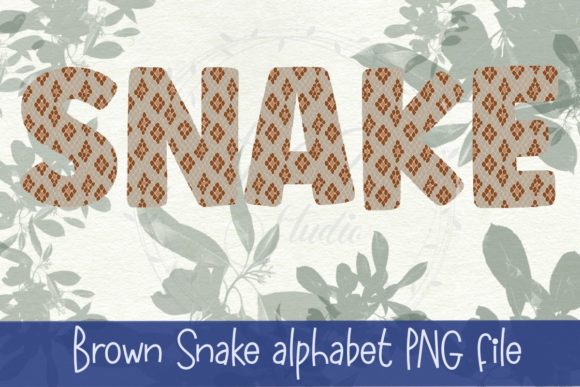 Download Brown Snake Alphabet, Number, Symbol PNG - Alphabet Collection