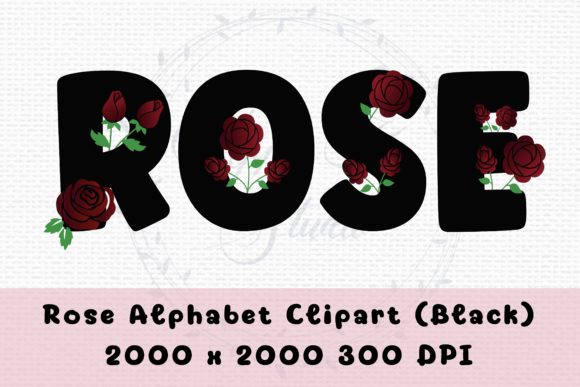 Download Red Rose Alphabet Clipart - Alphabet Collection