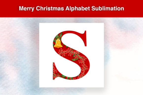 Download Merry Christmas Alphabet Sublimation - Alphabet Collection