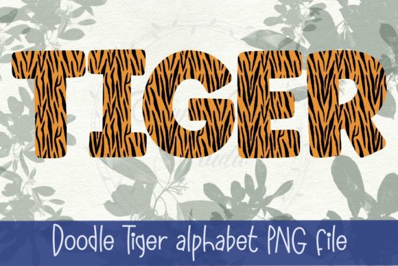 Download Tiger Skin Alphabet 26 &amp; Number PNG File - Alphabet Collection