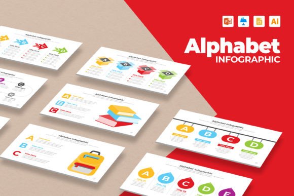 Download Alphabet Infographic PowerPoint - Alphabet Collection