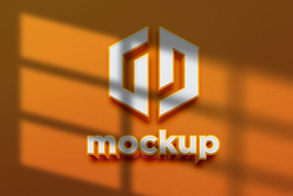 Download 3D Extrude Logo Mockup - Premium Resources