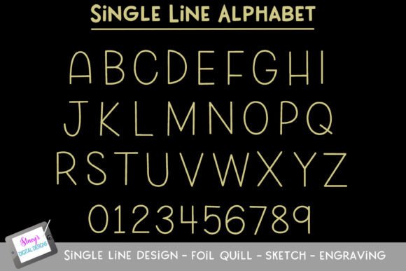 Download Single Line Alphabet SVGs - Alphabet Collection